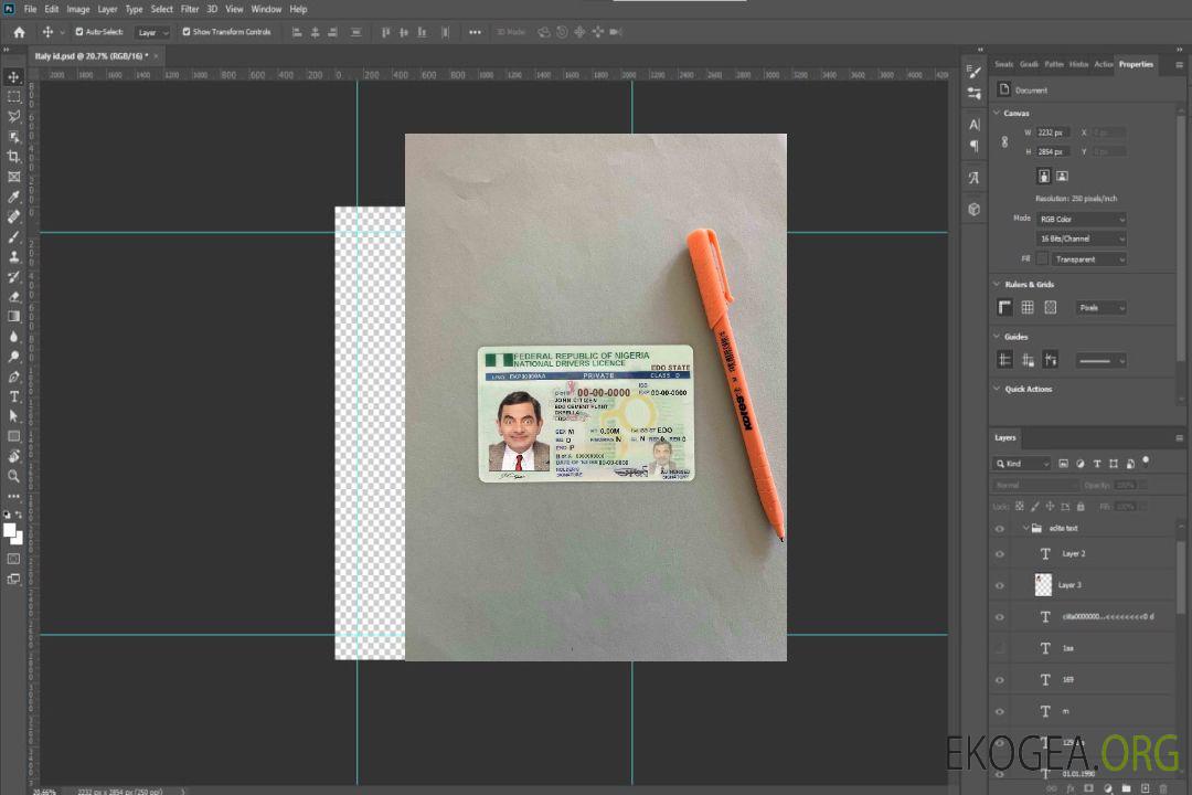Nigeria DL photolook AVANT template Nigeria DL photolook AVANT template